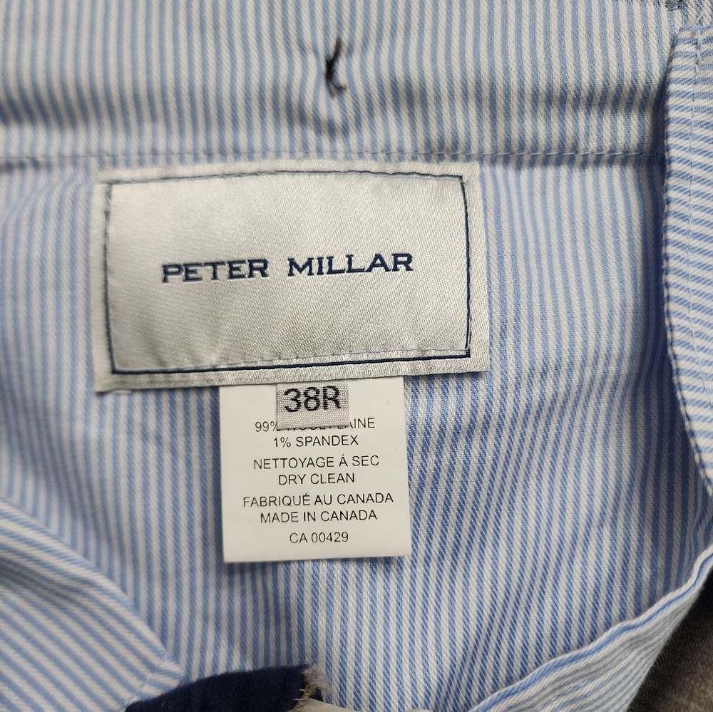 Peter Millar Harker Flat Front Solid Stretch Wool… - image 6